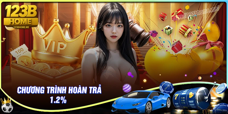 Lợi ích khi tham gia chương trình hoàn trả 1.2% tại 123B